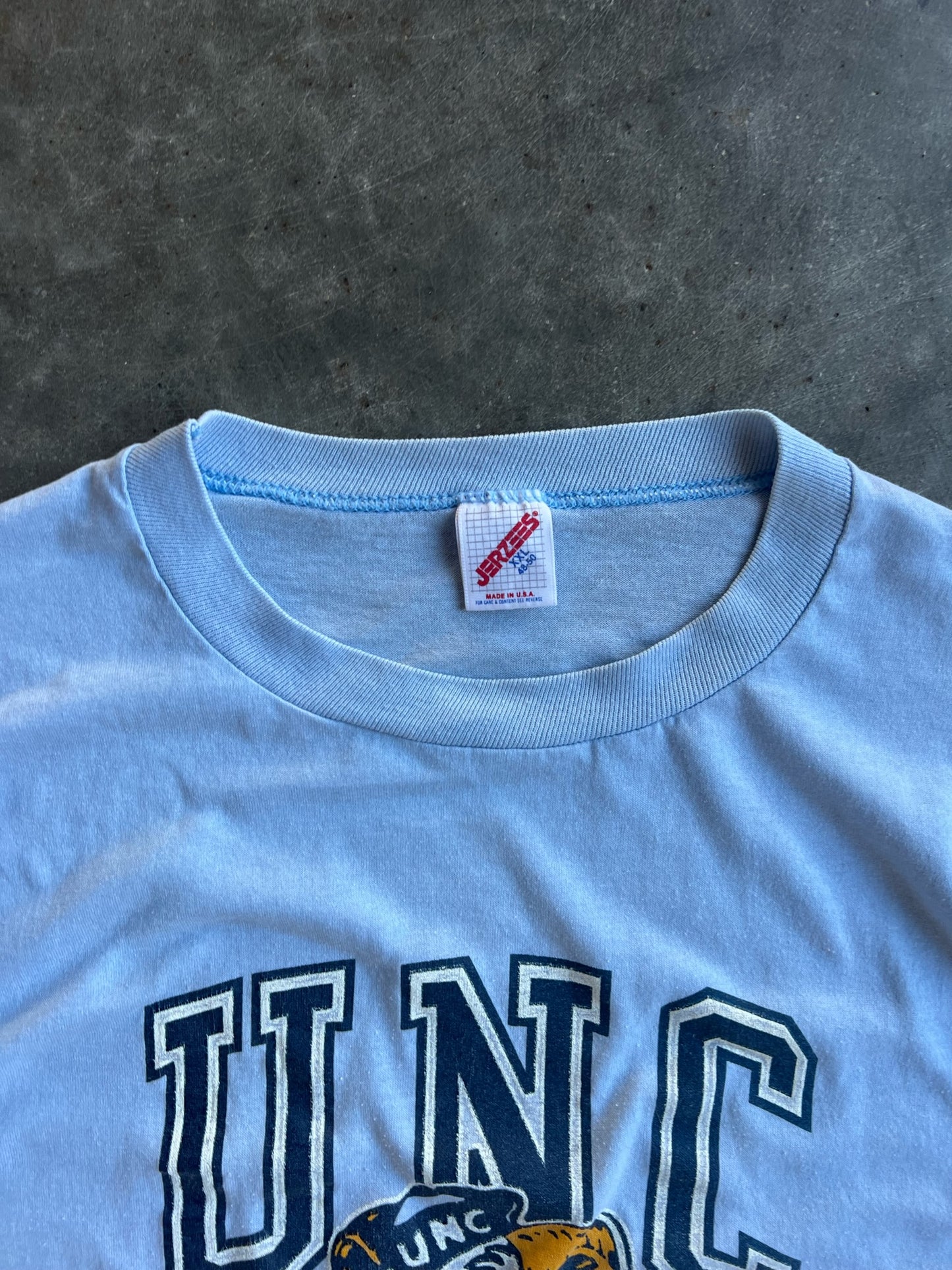 Vintage Pale Blue University Of North Carolina Shirt - XL