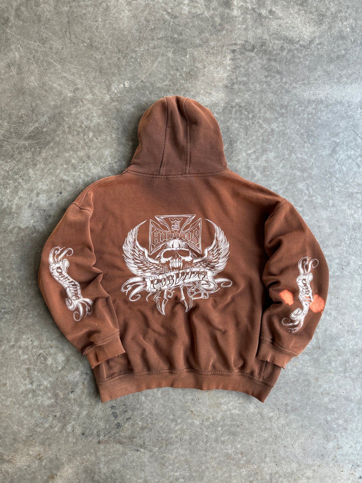 Vintage West Coast Chopper Hoodie - L