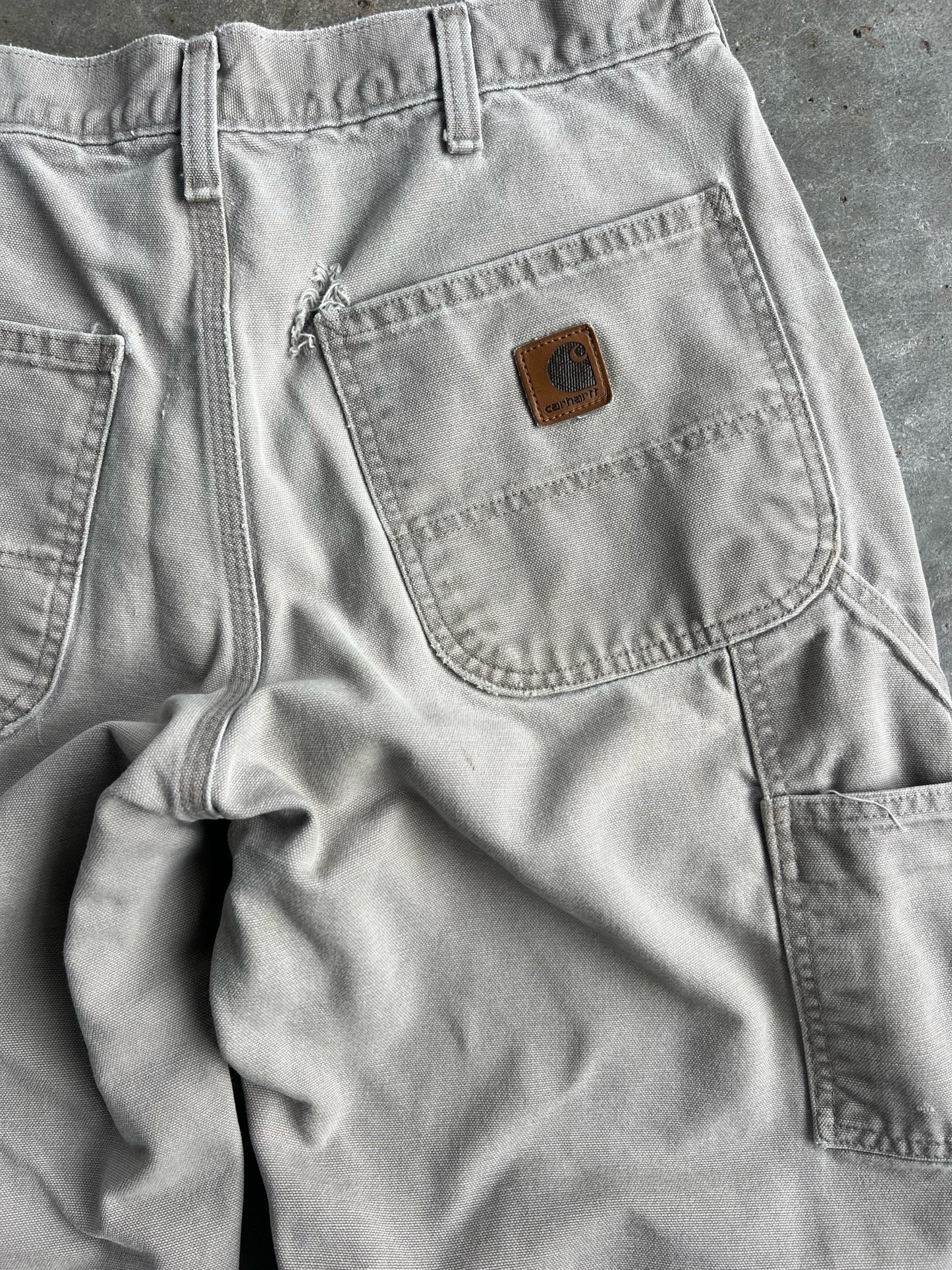 Vintage Cream Carhartt Carpenter Pants - 32