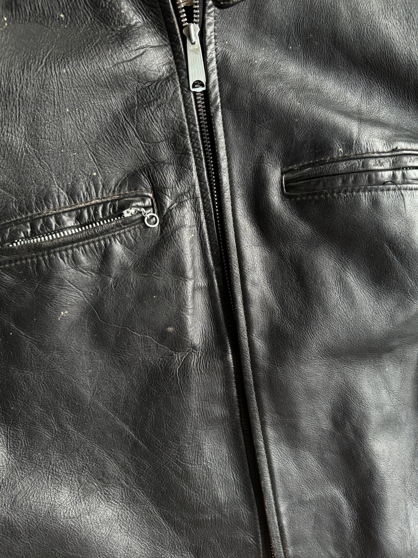 Vintage Beck Arnley Black Leather Jacket - L