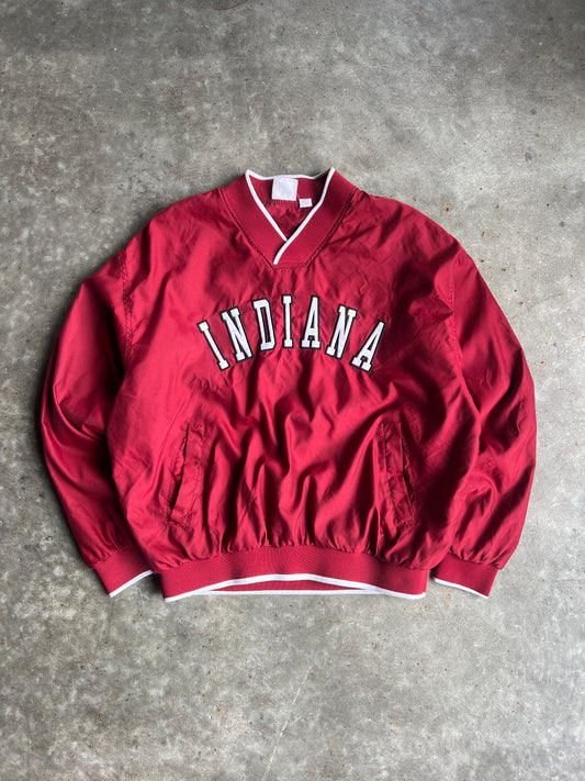 Vintage Red Indiana Windbreaker - L