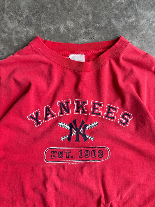 Vintage Faded Yankees 1903 Graphic Tee - XL