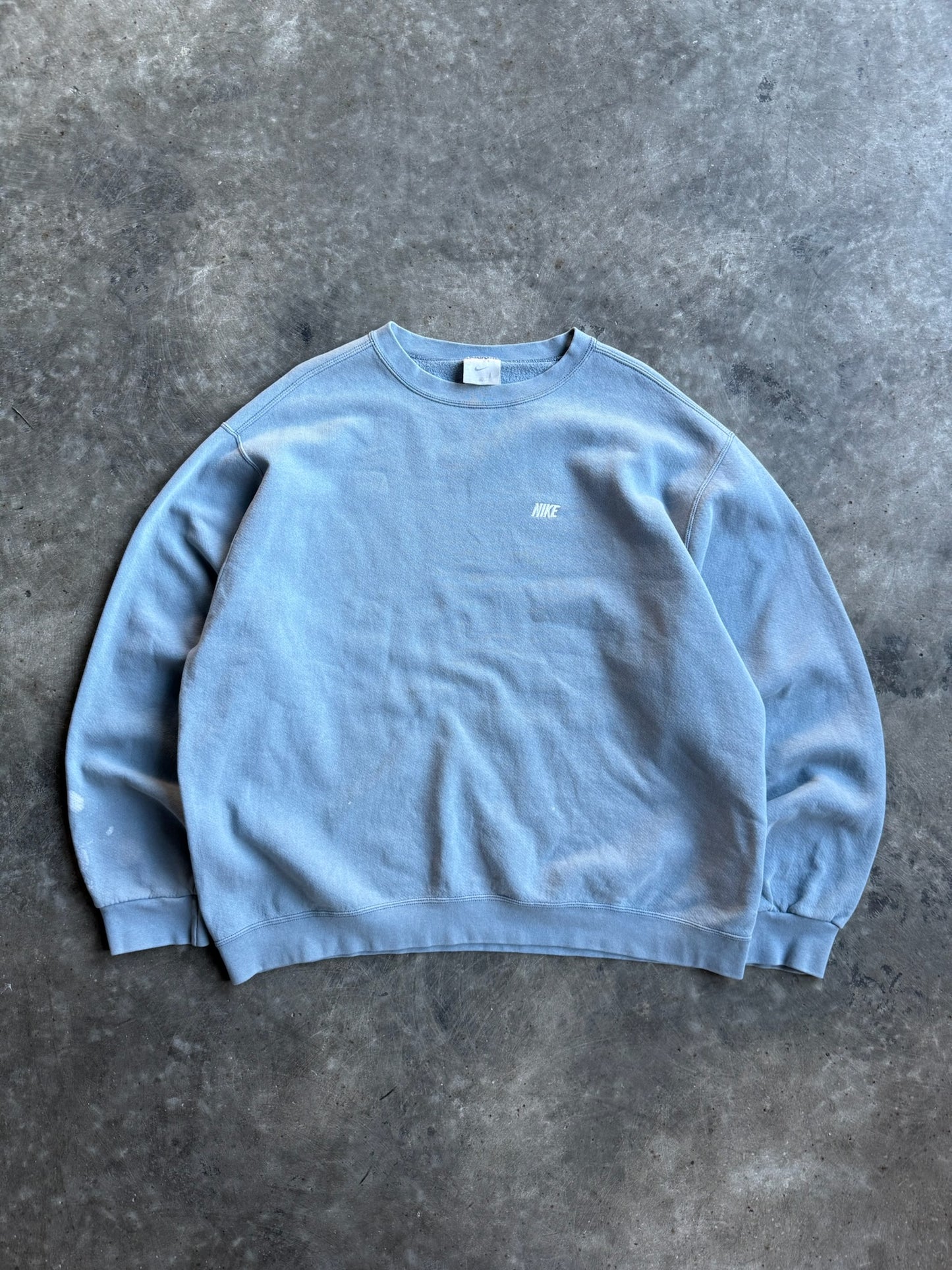 Vintage Dusty Blue Nike Crew - XL