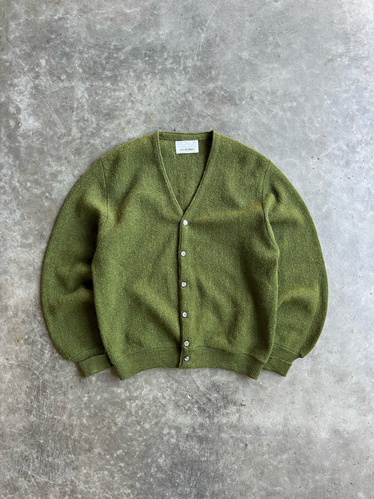 Vintage Olive Robert Bruce Palmer Cardigan - M