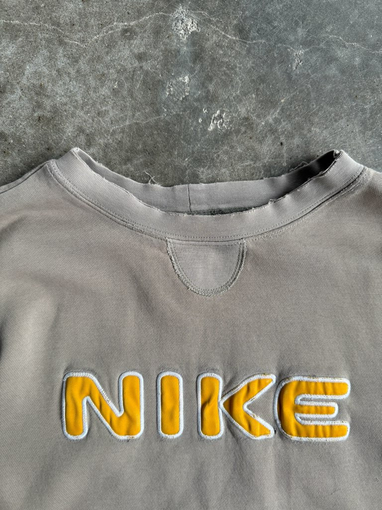 Vintage Tan Nike Crew - XXL