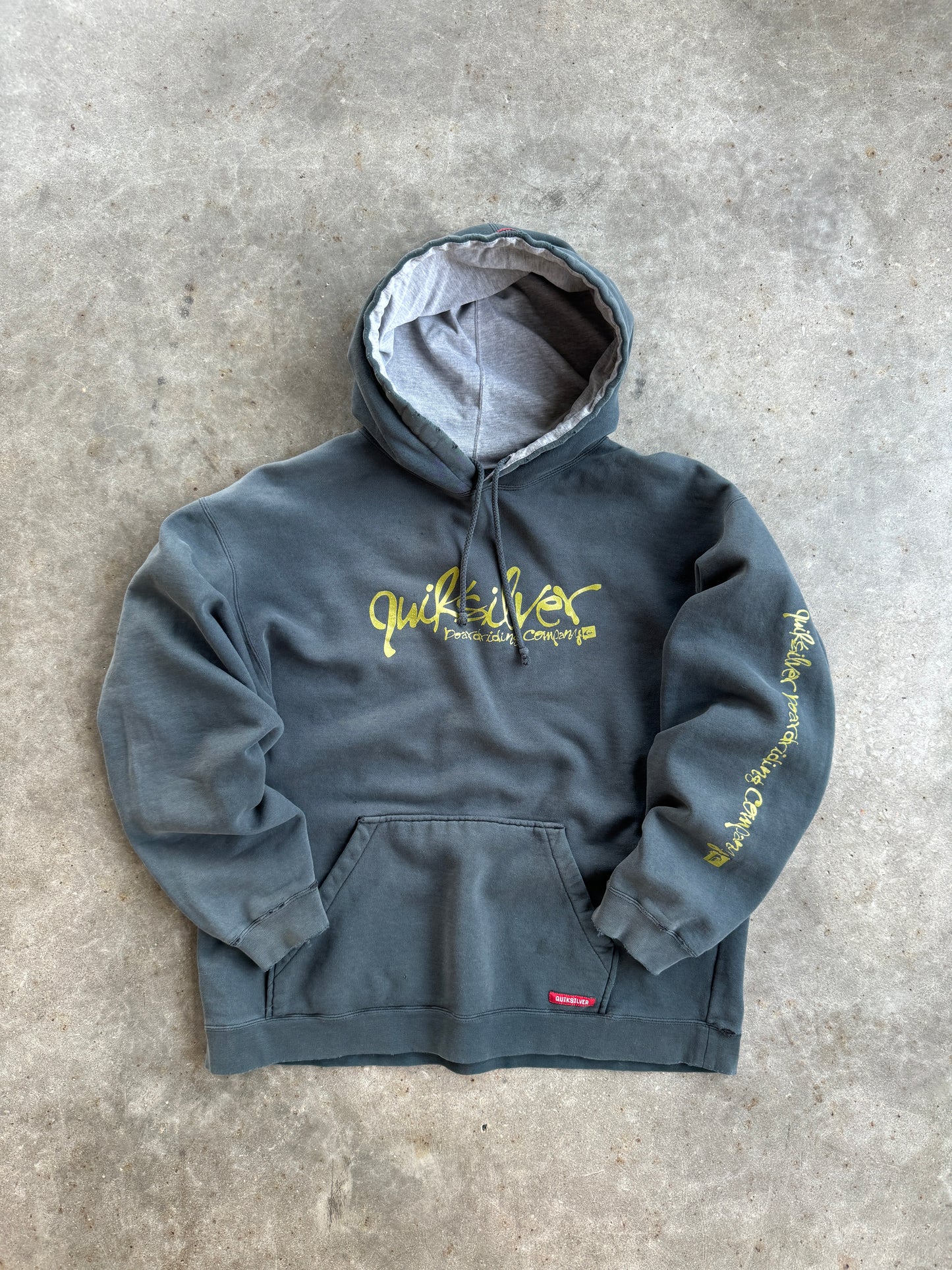 Vintage Quiksilver Boardriding Hoodie - M