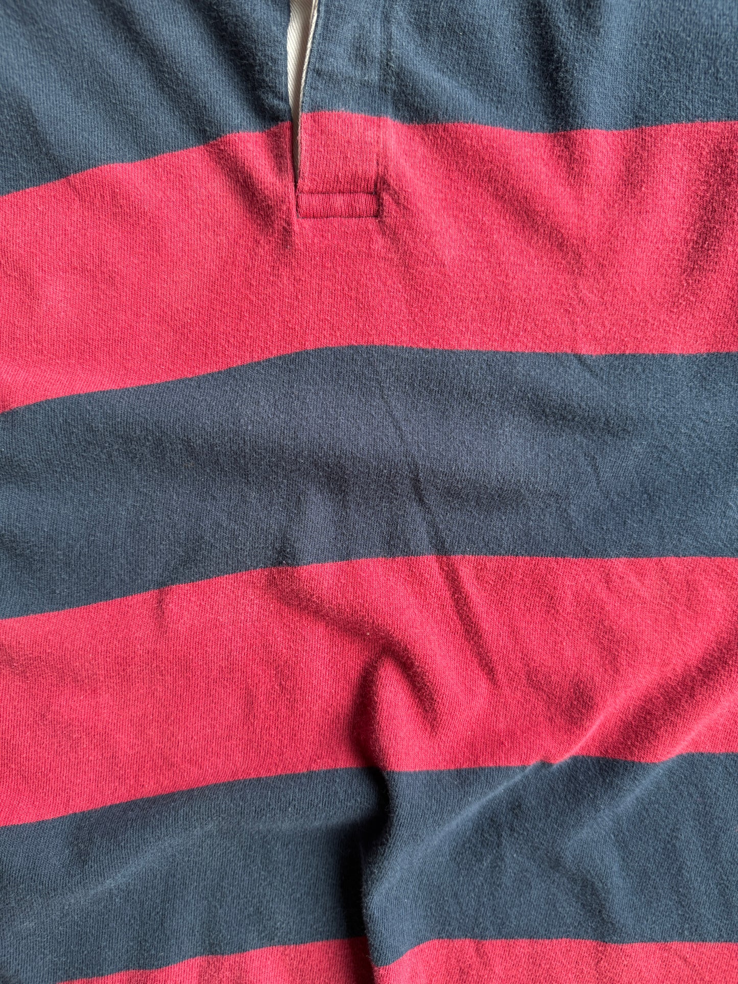 Vintage Ash Creek Trading Striped Rugby Shirt - L