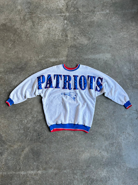 Vintage New England Patriots Crew - XL