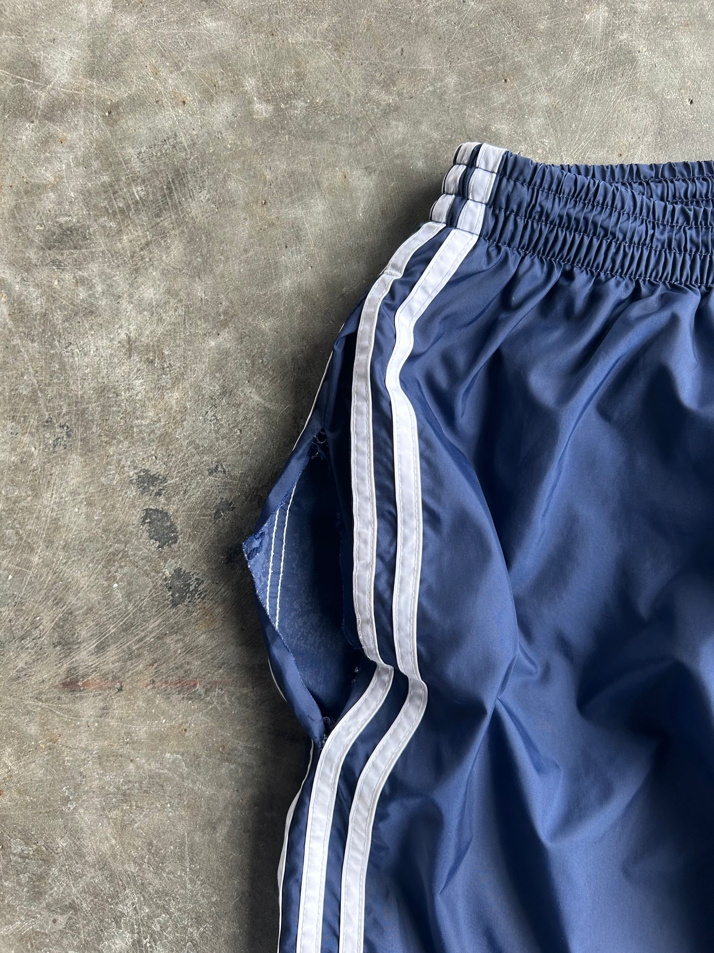 Vintage Navy Blue Adidas Track Pants - M