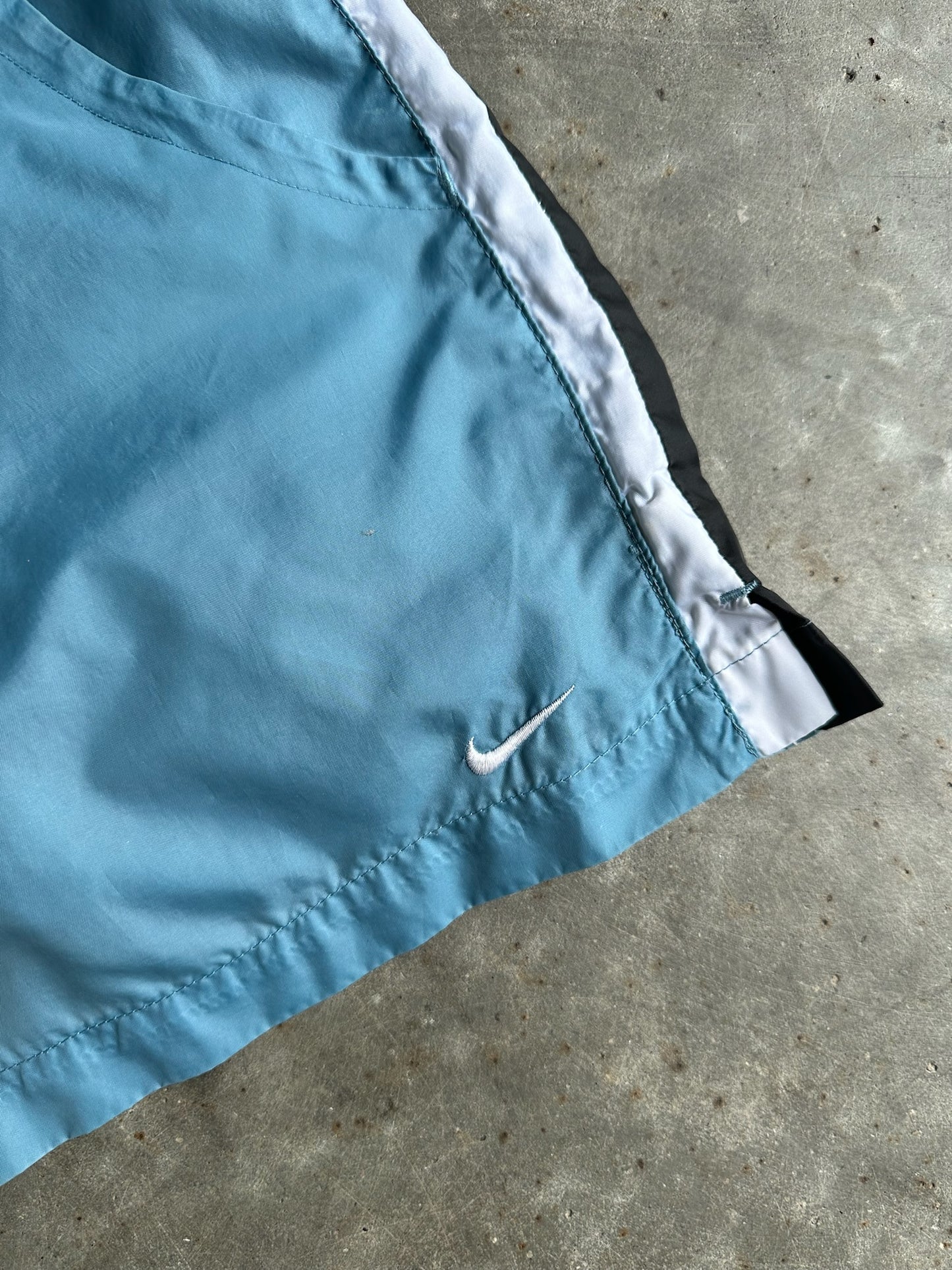 Vintage Reworked Baby Blue Nike Shorts - S