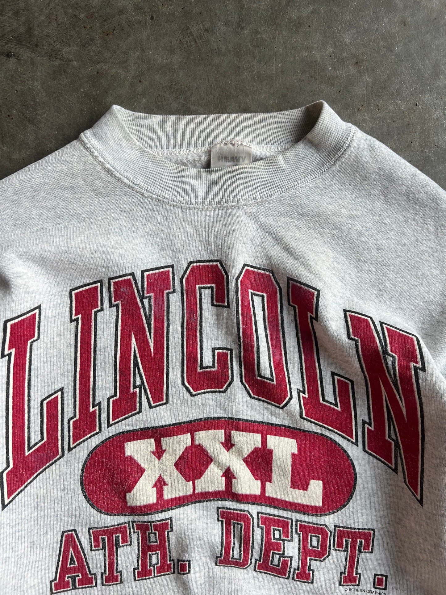 Vintage Lincoln Athletic Dept. - XL