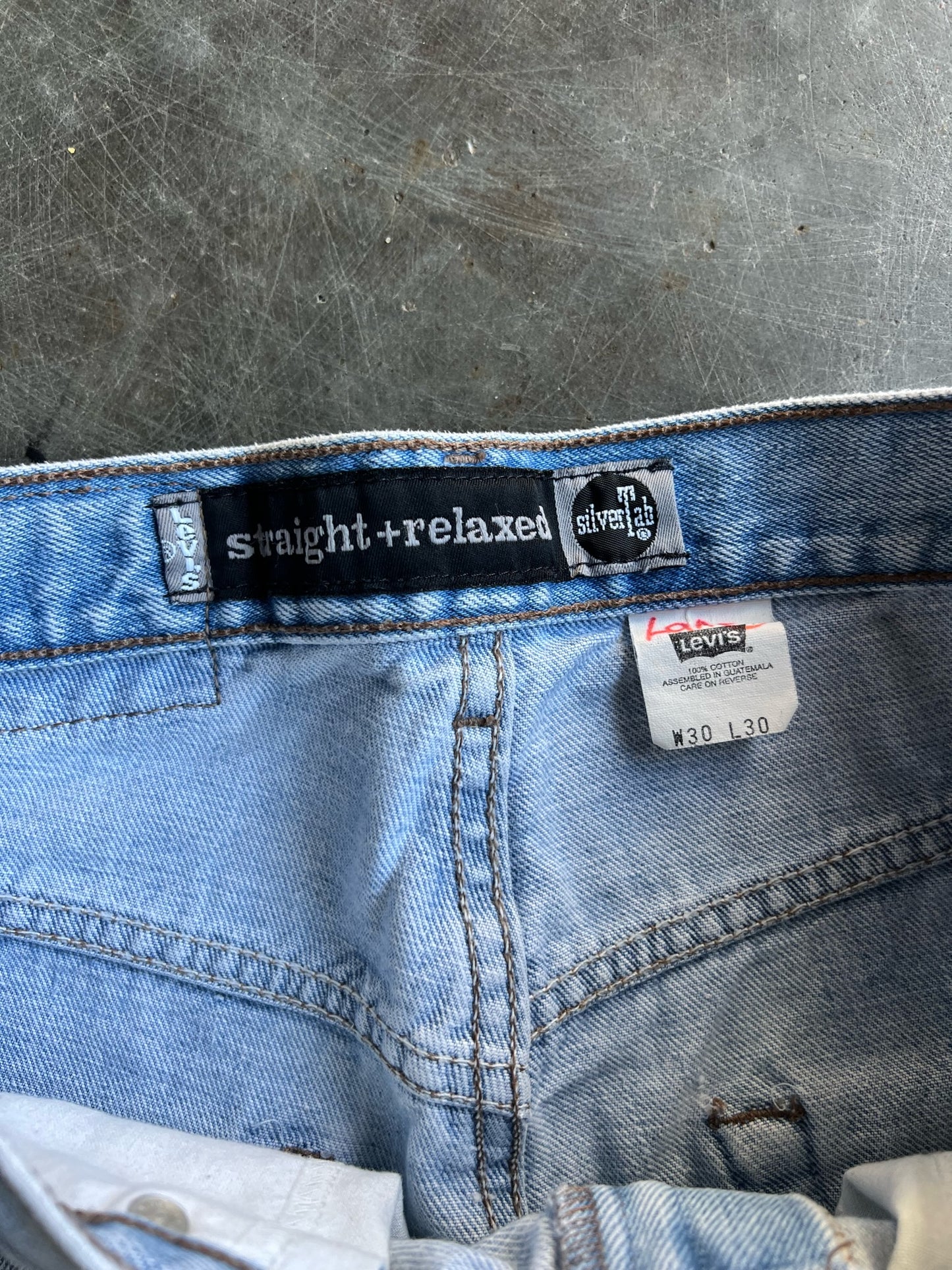 Vintage Light Wash Levi's Silvertab Jeans - 30