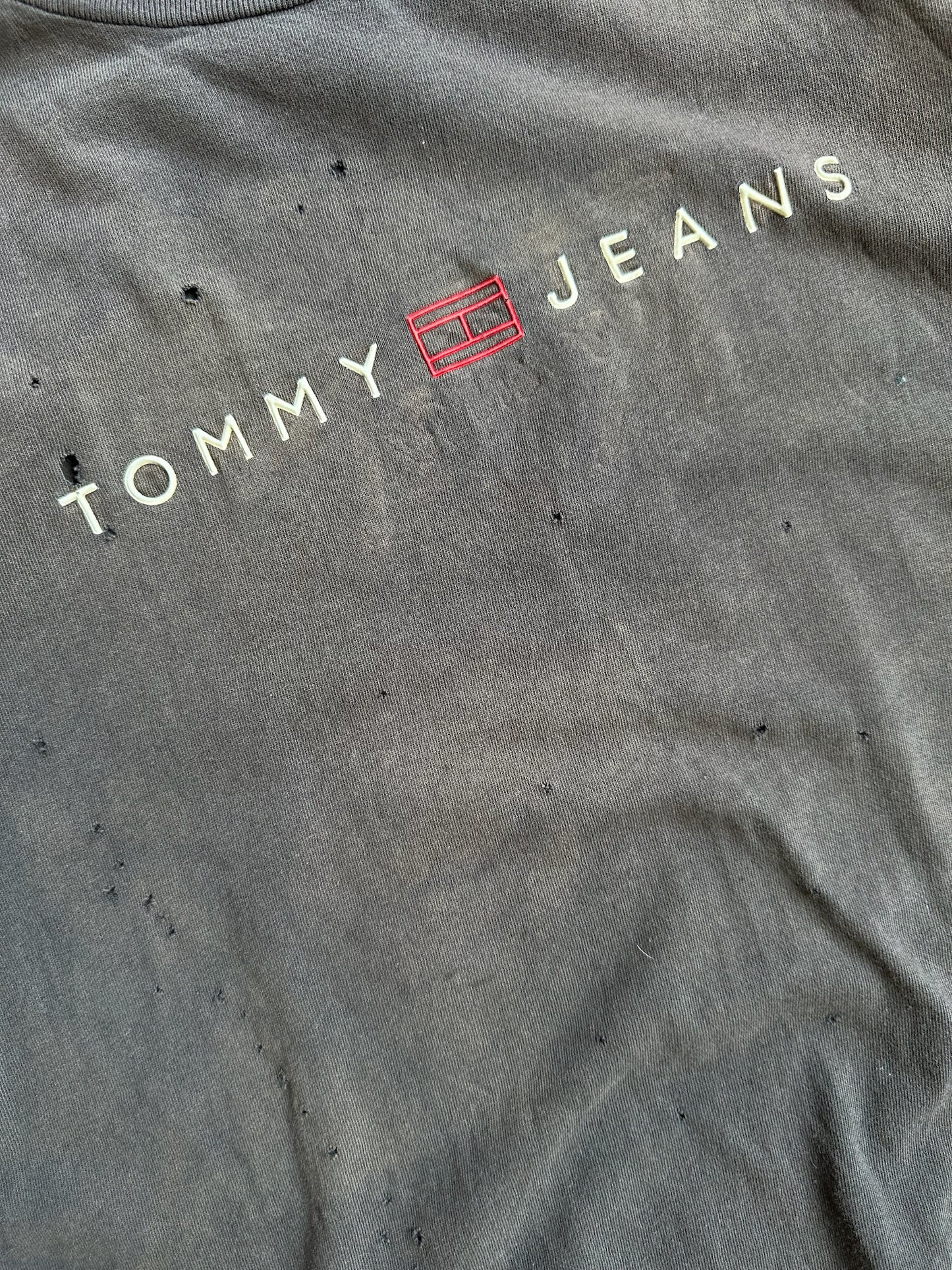 Vintage Thrashed Tommy Hilfiger Shirt - XL