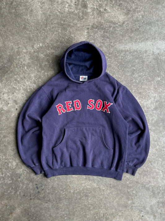 Vintage Navy Red Sox Hoodie - M