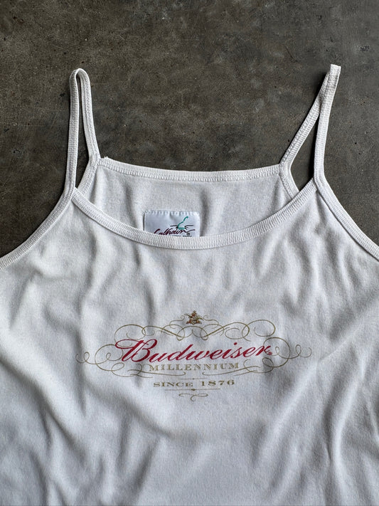 Vintage Budweiser Cropped Tank - L