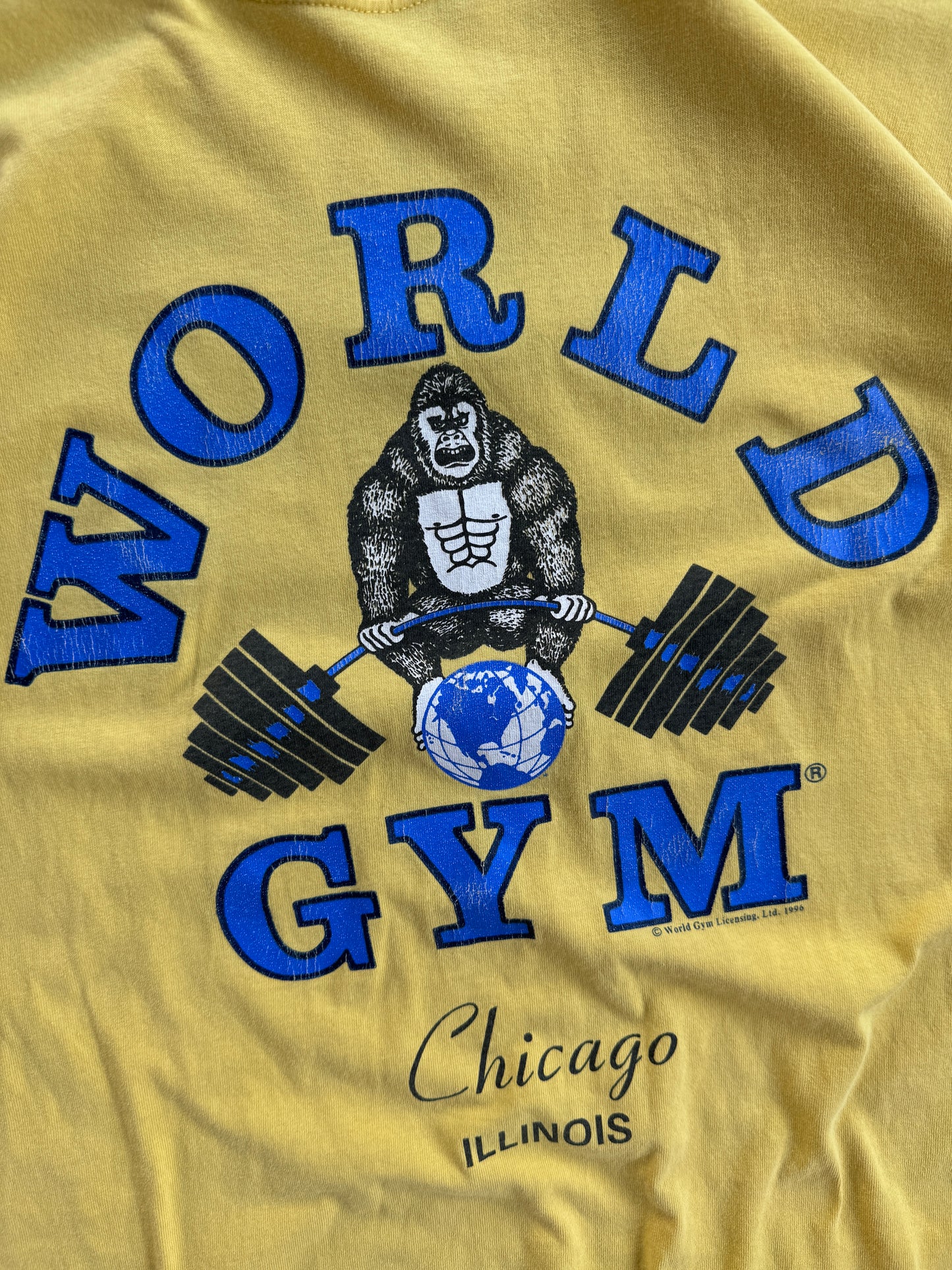 Vintage World Gym Chicago Illinois Shirt - L