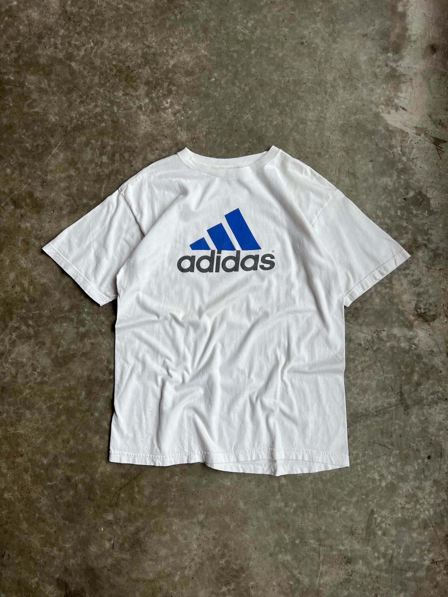 Vintage White Adidas Shirt - L