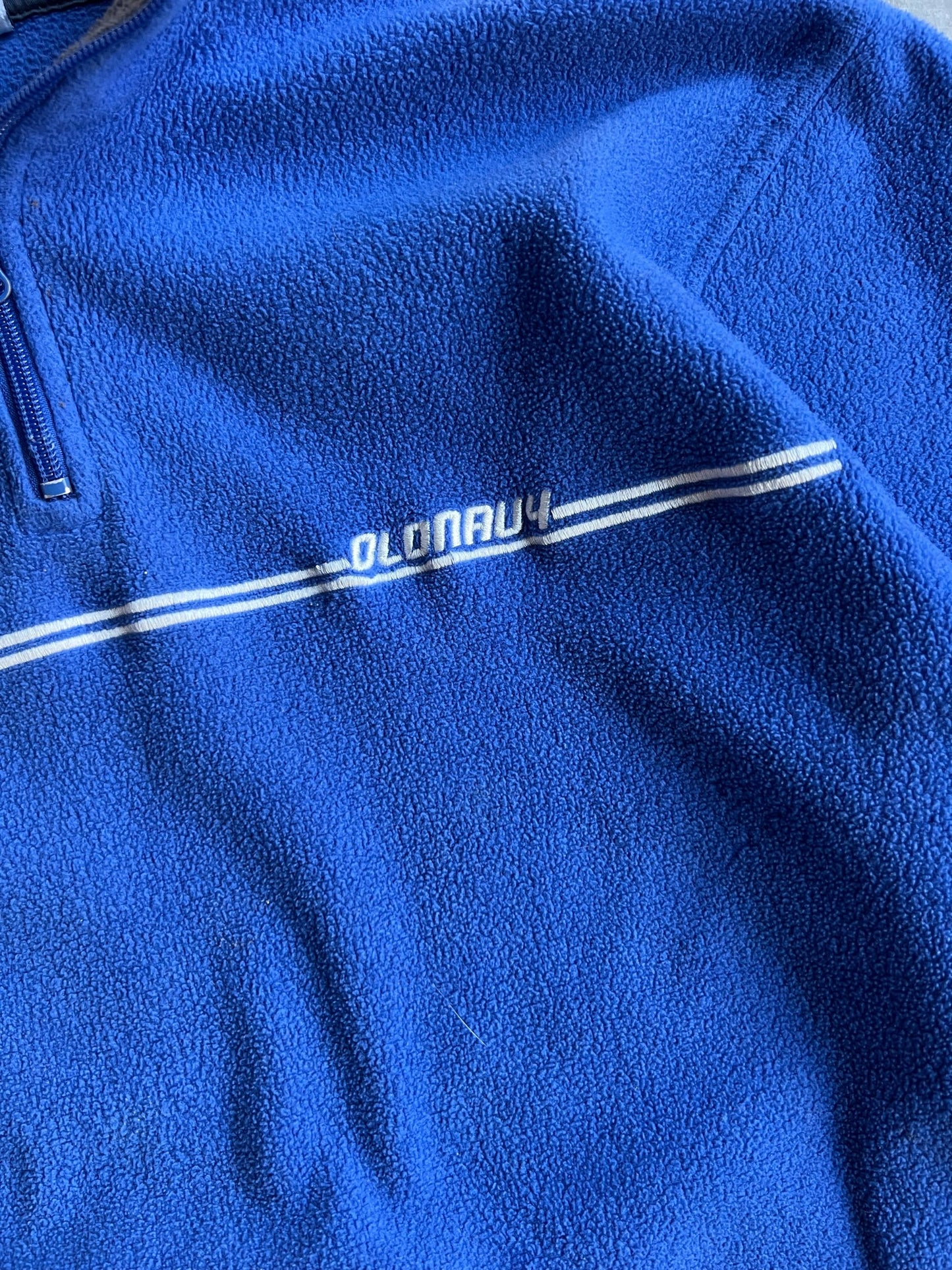 Blue Fleece Old Navy Quarter Zip - XL