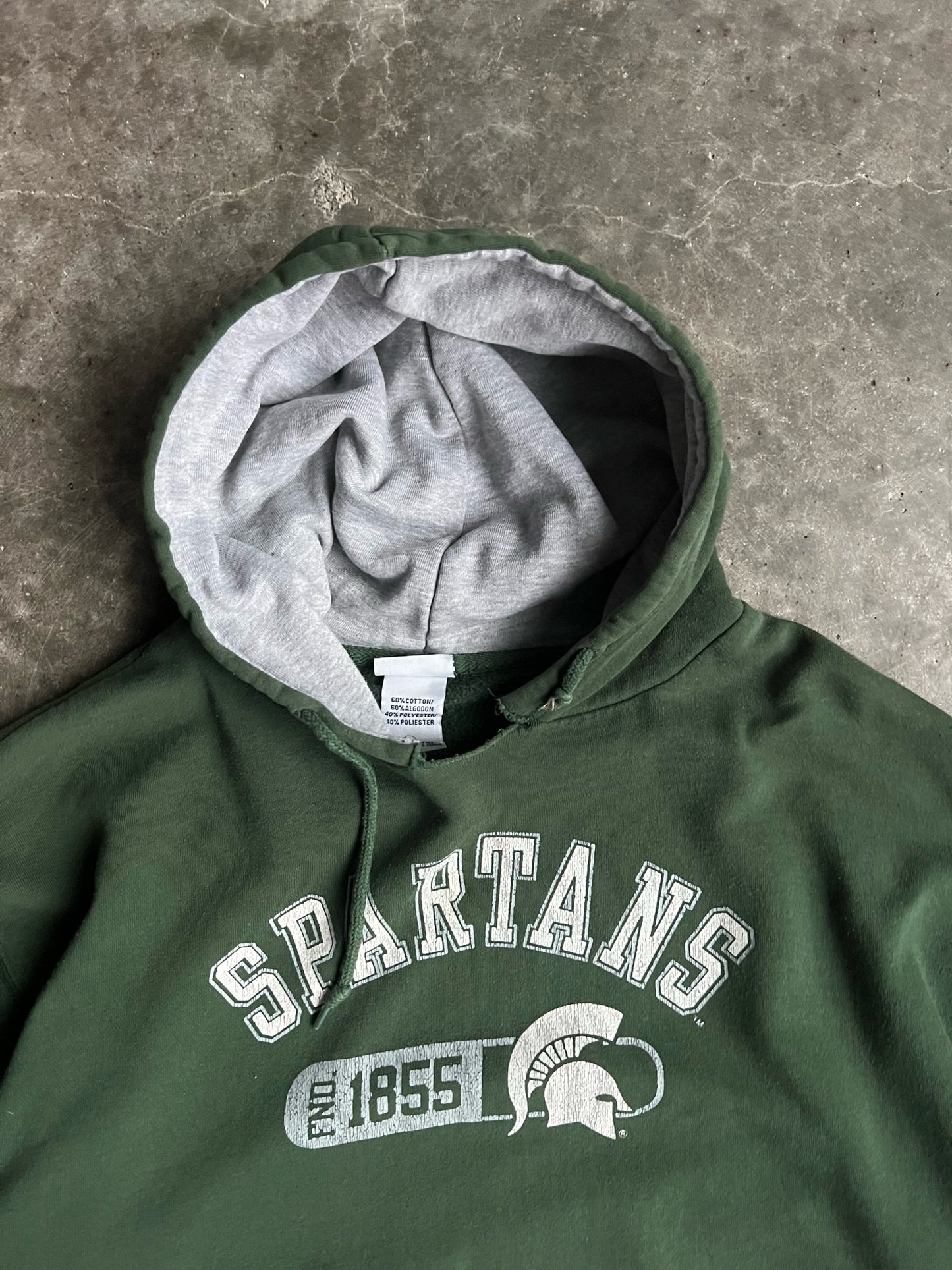 Vintage Michigan Spartans Hoodie - XL