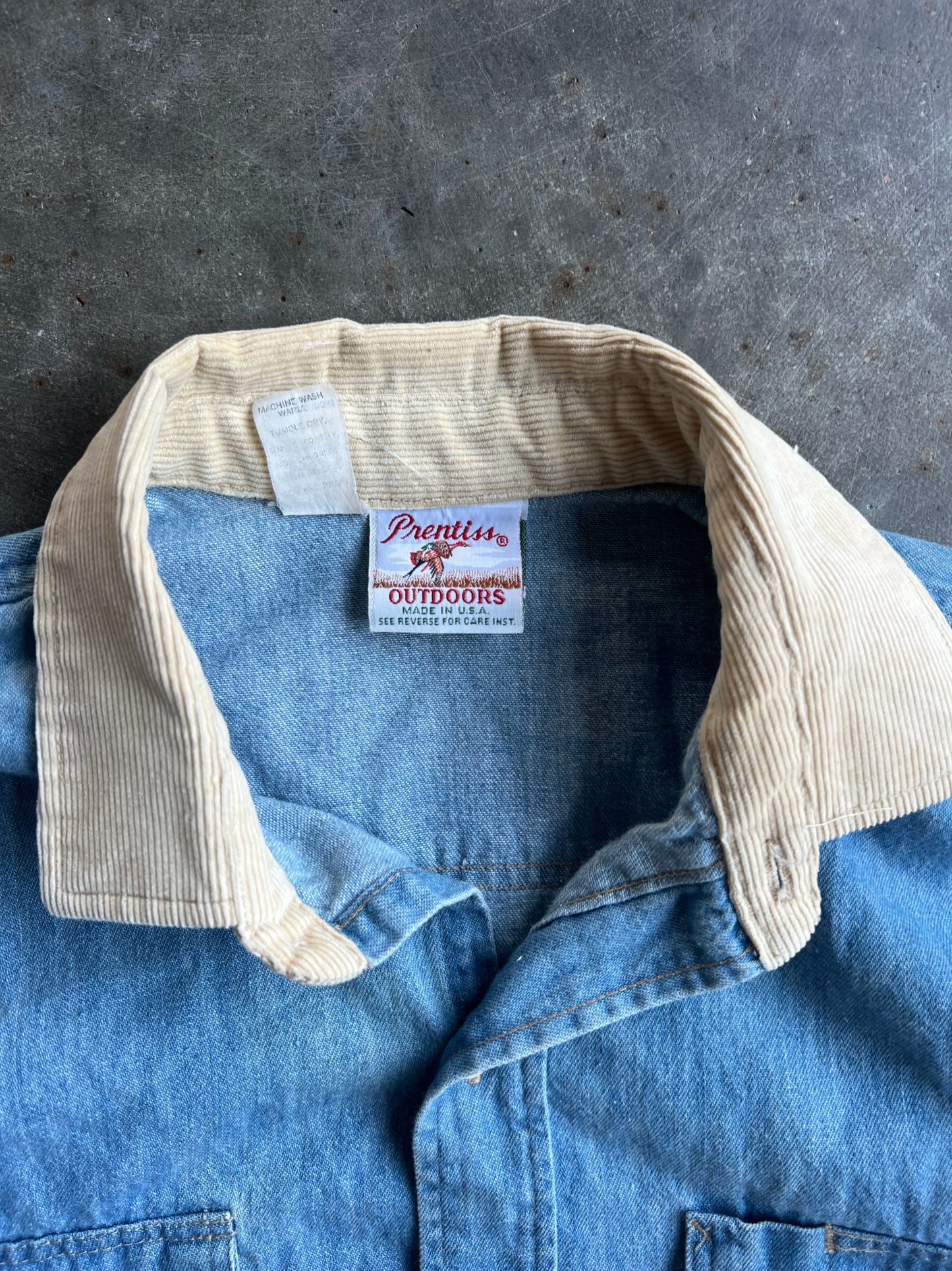 Vintage Prentiss Denim Top- M