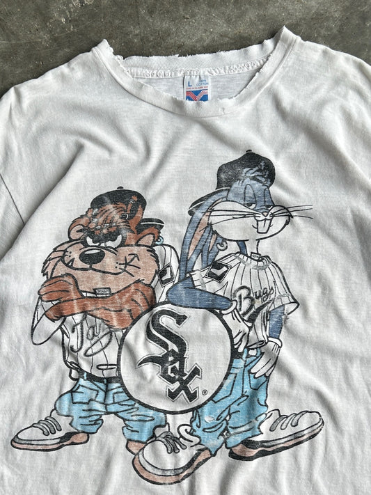 Vintage Bugs Bunny White Sox Shirt - L