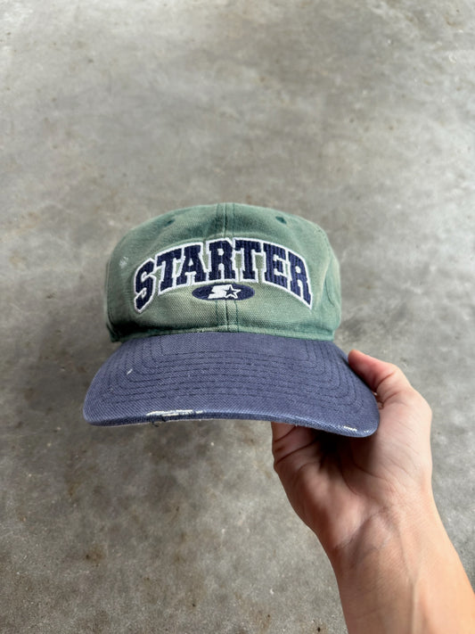 Vintage Faded Green Starter Strapback Hat