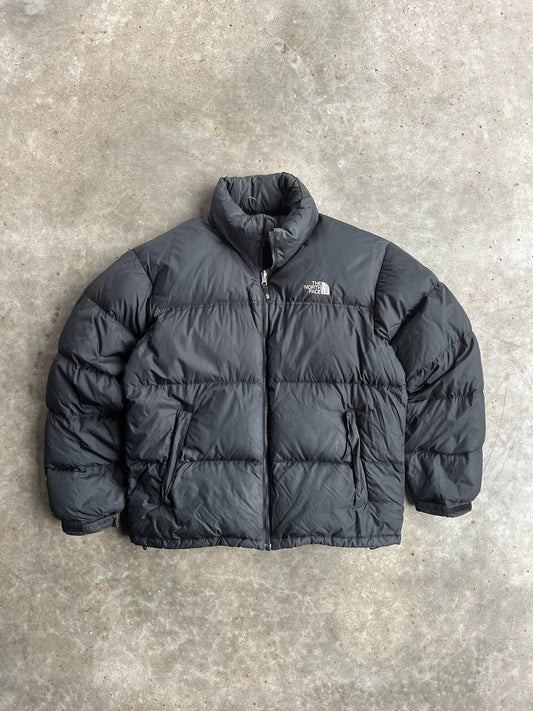 Vintage Black North Face Puffer Jacket - L