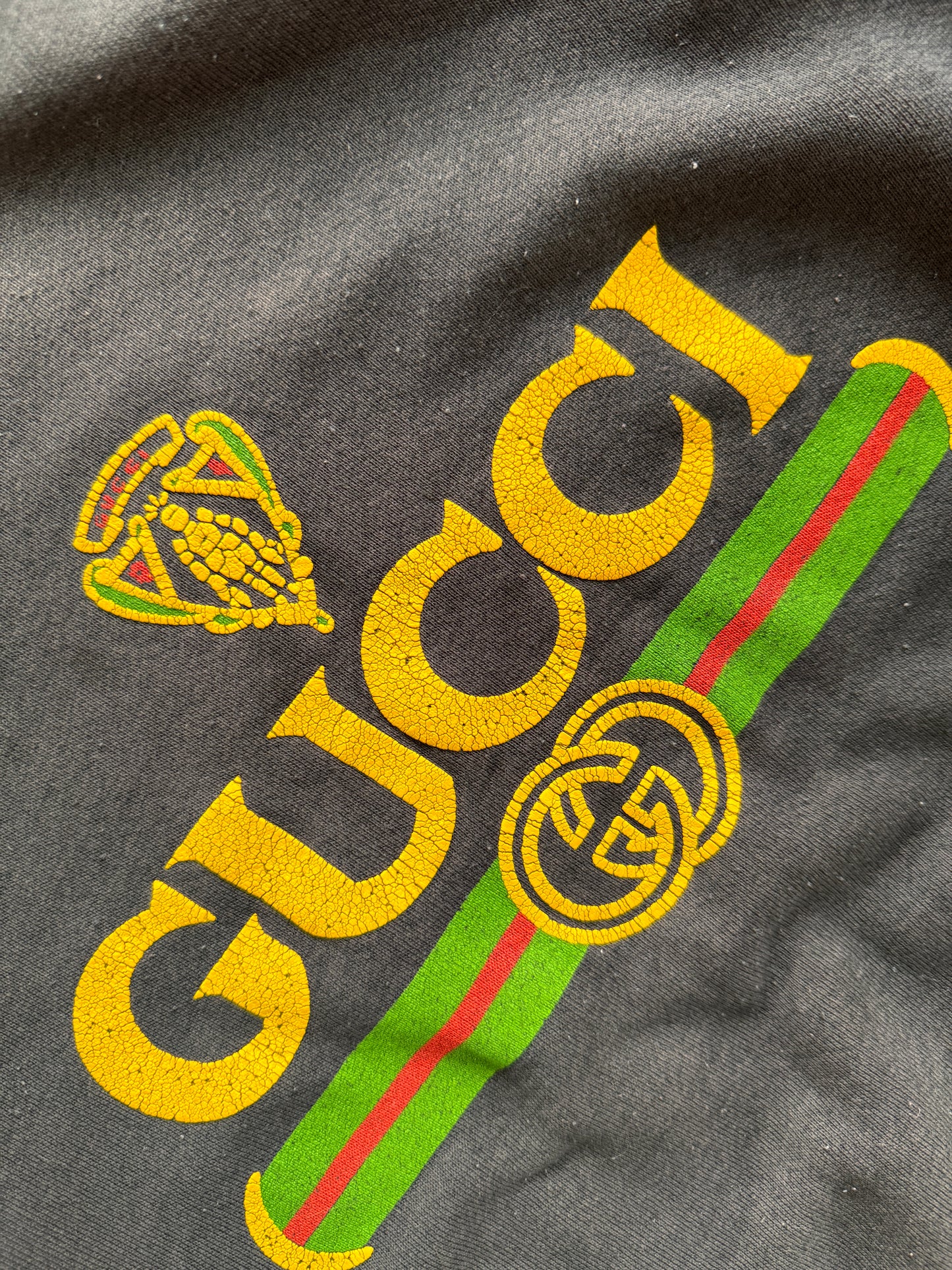 Vintage Faded Gucci Bootleg Crew - L