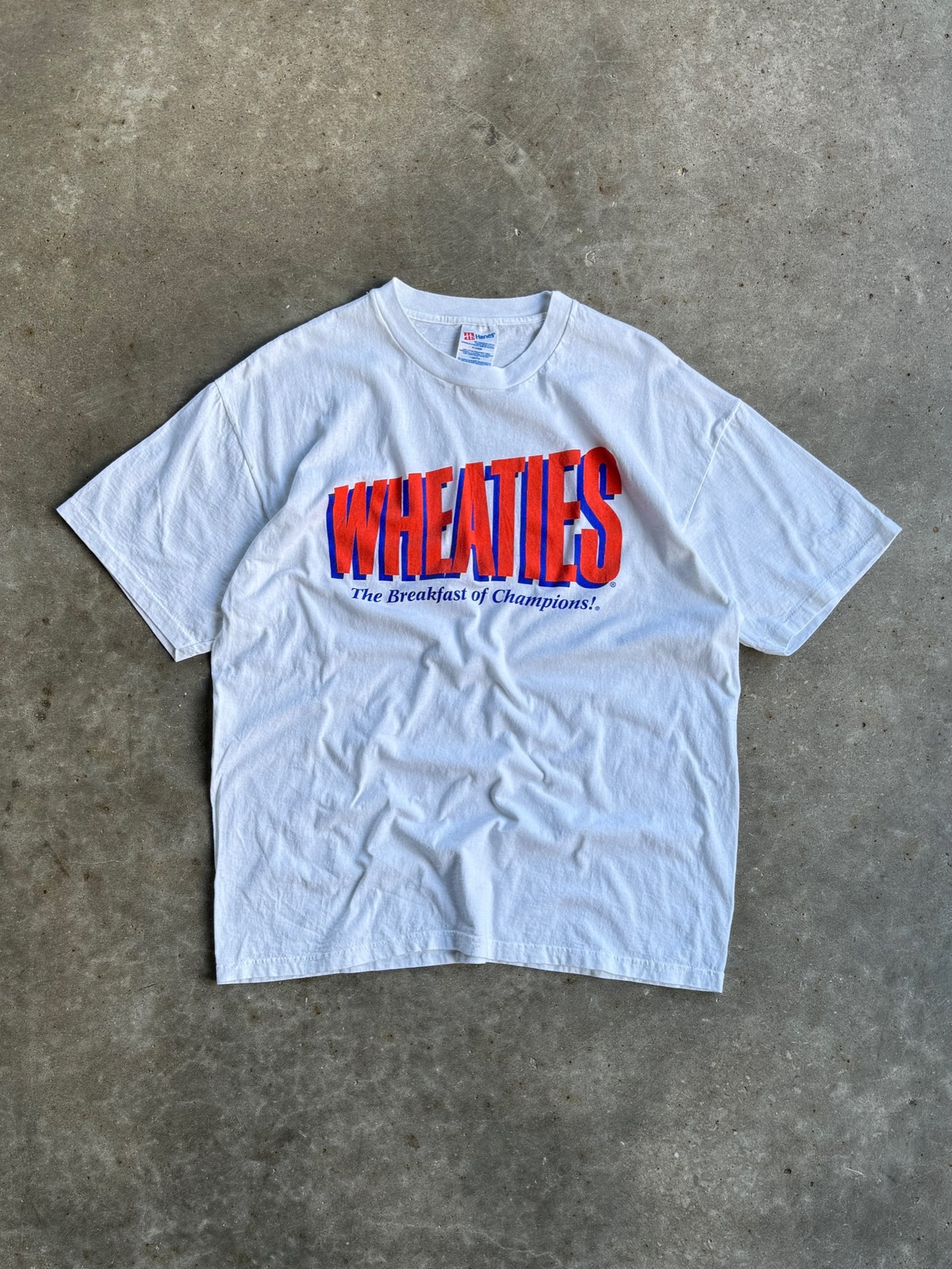 Vintage Wheaties Breakfast Of Champions Shirt - XL