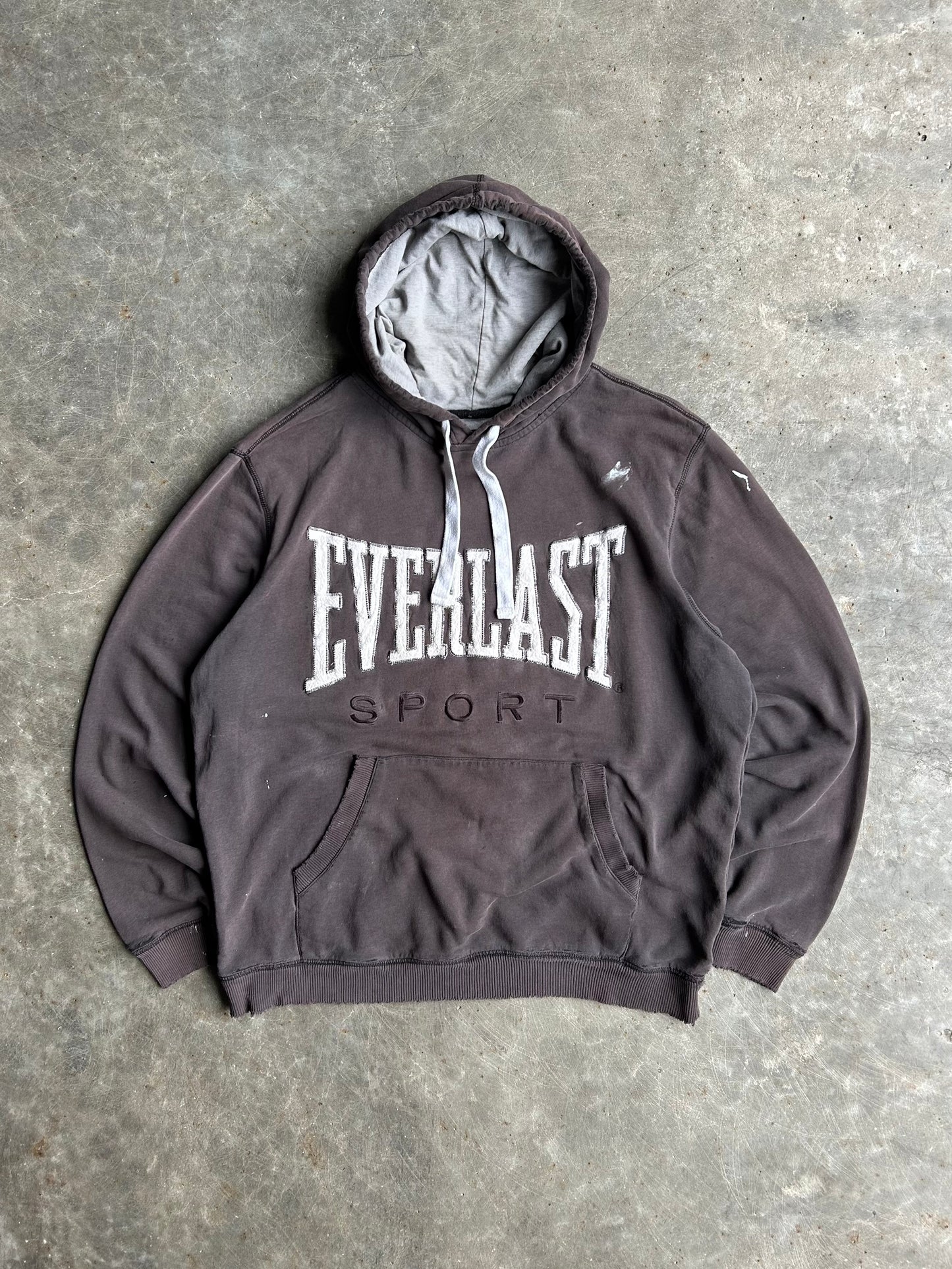 Vintage Brown Everlast Sport Hoodie - XL