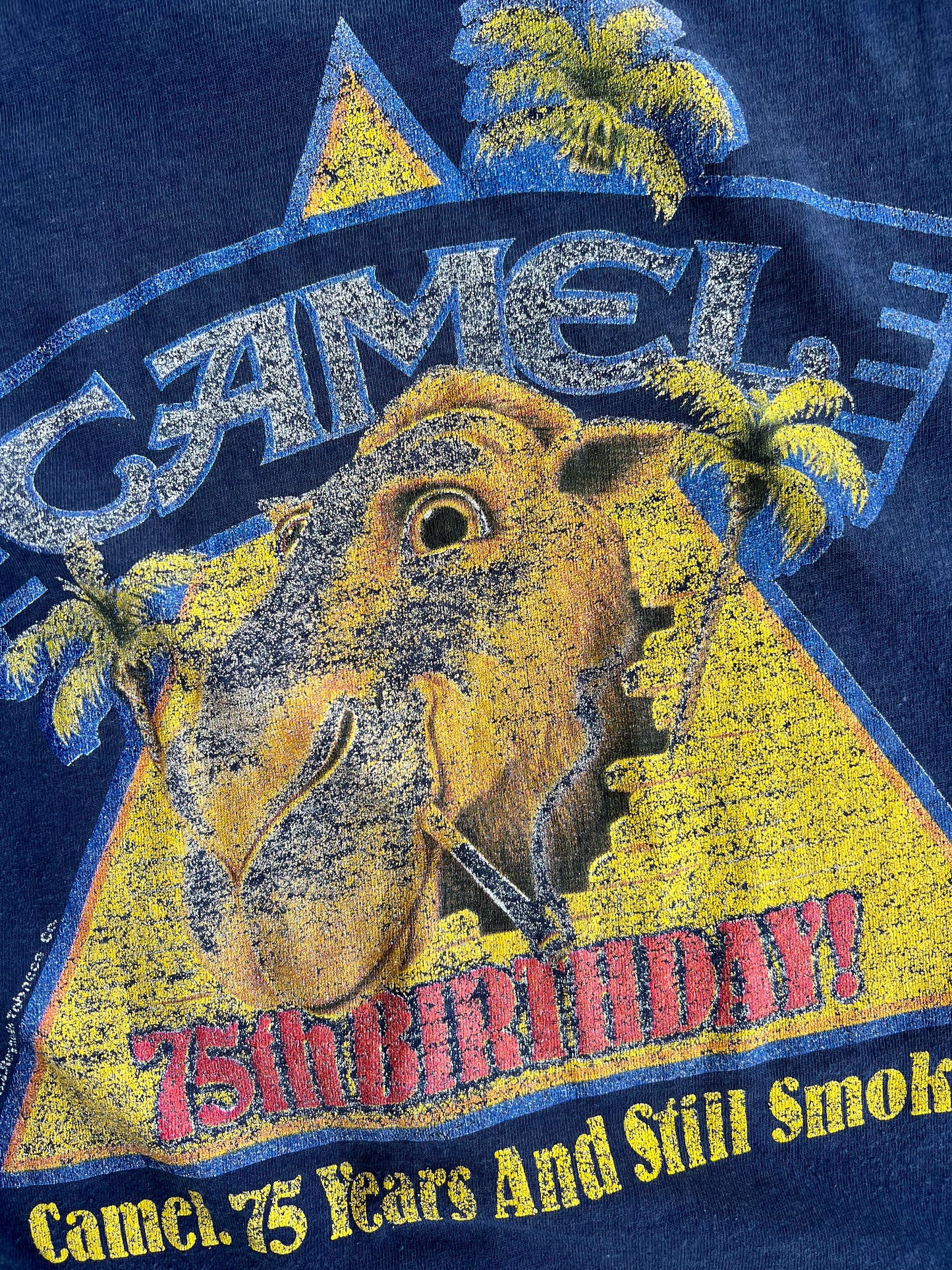 Vintage Navy Camel Shirt - L