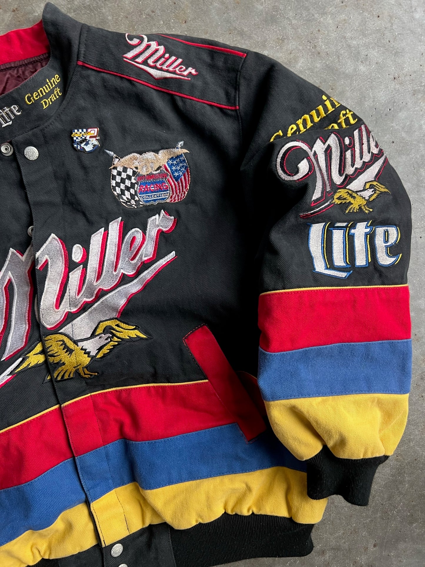 Vintage Miller NASCAR Winston Cup Racing Jacket - M