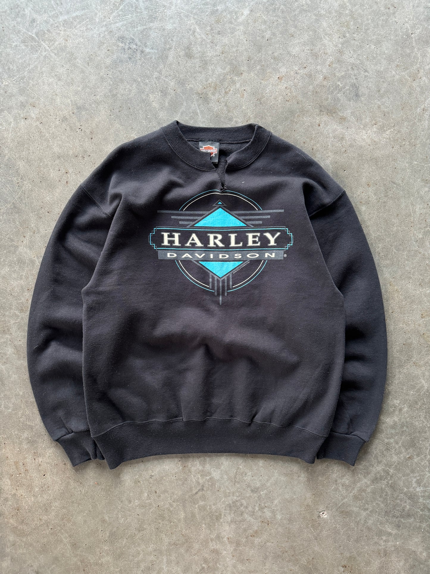 Vintage ‘94 Harley Davidson Crew - L