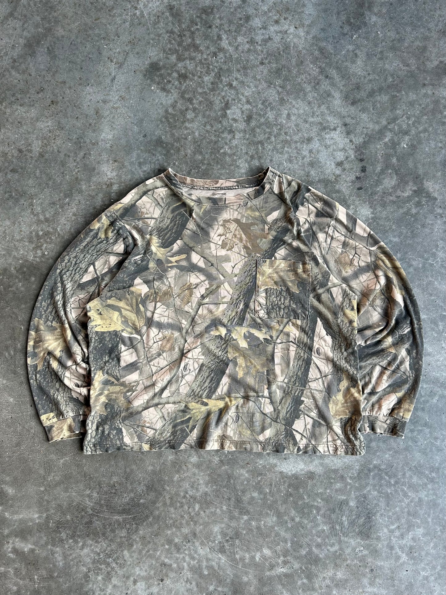 Vintage Outfitters Ridge Camo Long Sleeve Shirt - XXL