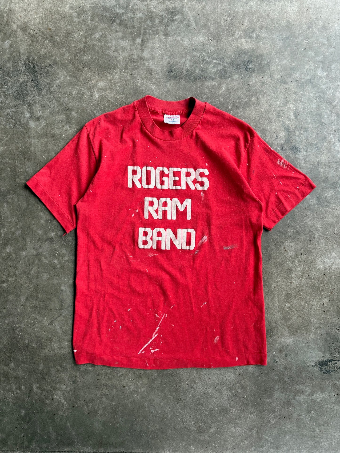 Vintage Red Roger’s Ram Band Tee - L