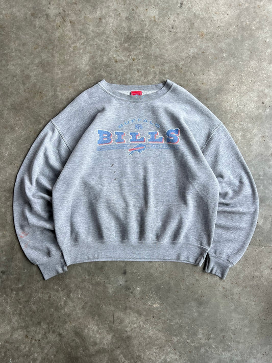 Vintage Faded Buffalo Bills Crew - XL