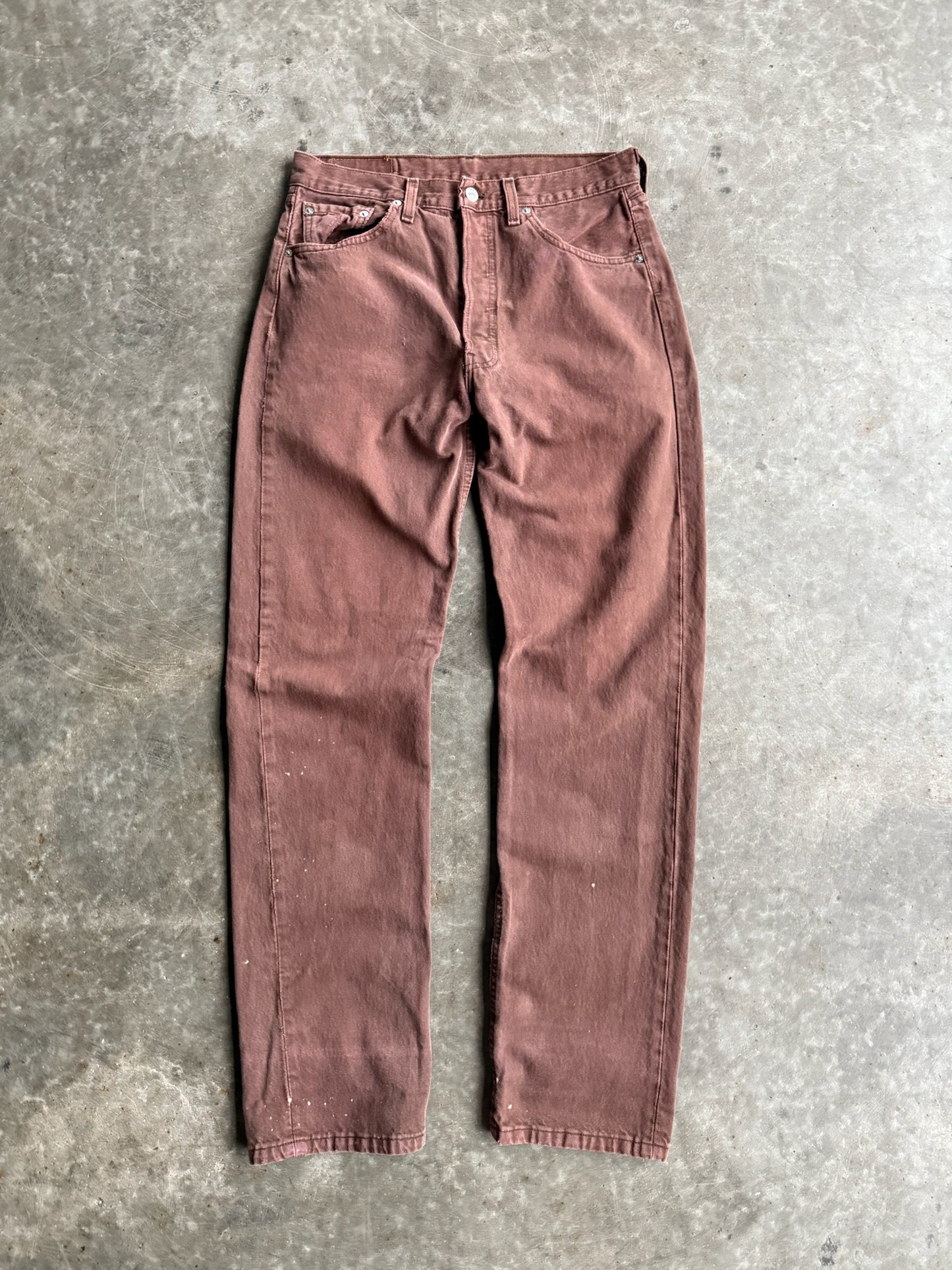 Vintage Rust 501 Levi's Denim Pants - 32