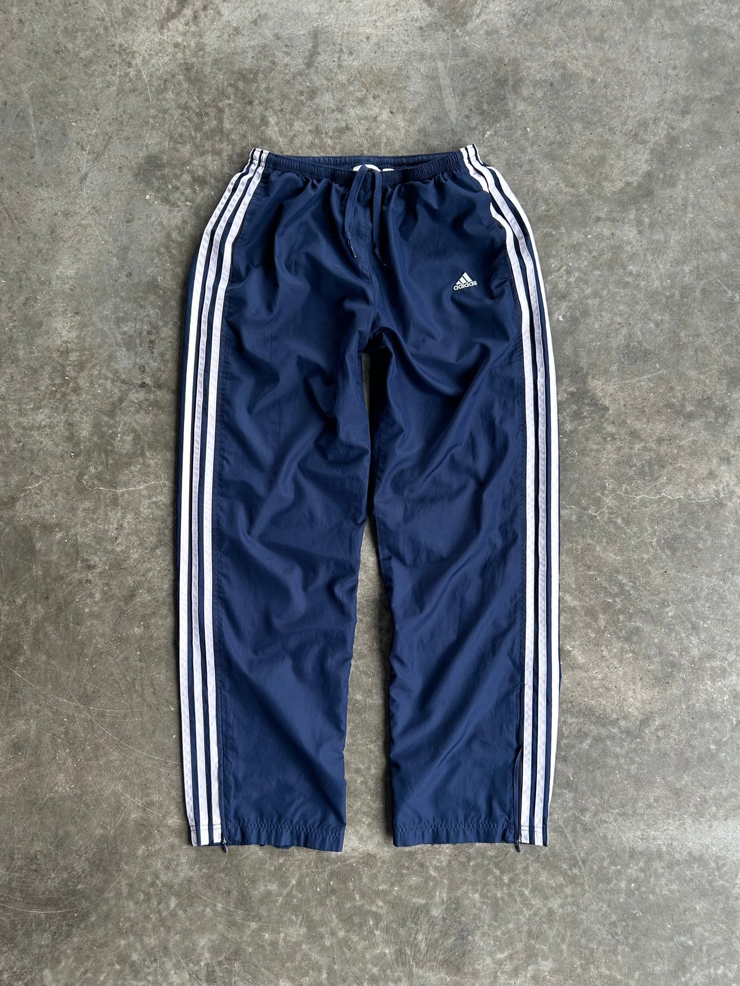 Vintage Navy Adidas Track Pants - M