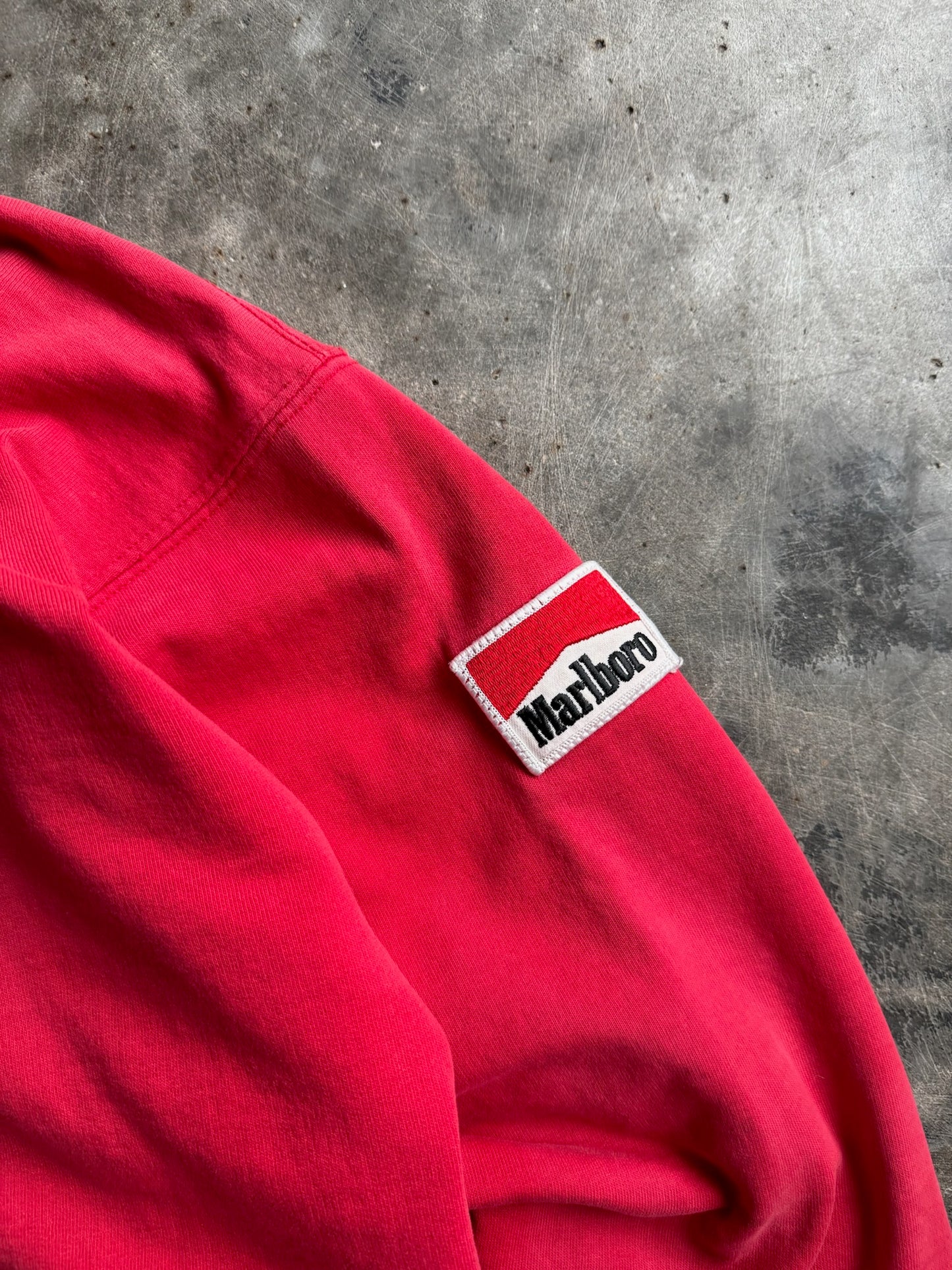 Vintage Red Marlboro Hoodie - XL