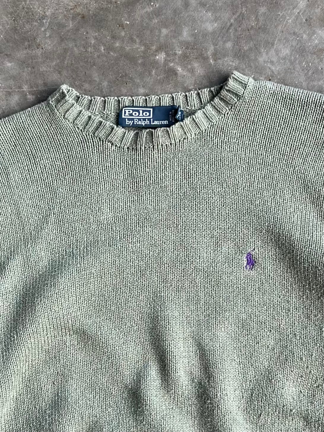 Vintage Polo Ralph Lauren Sage Sweater - L