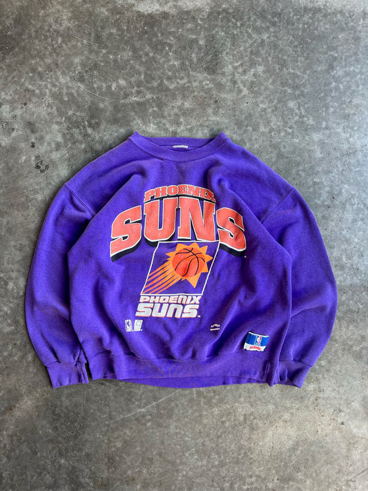 Vintage Purple Phoenix Suns Nutmeg Crew - XL