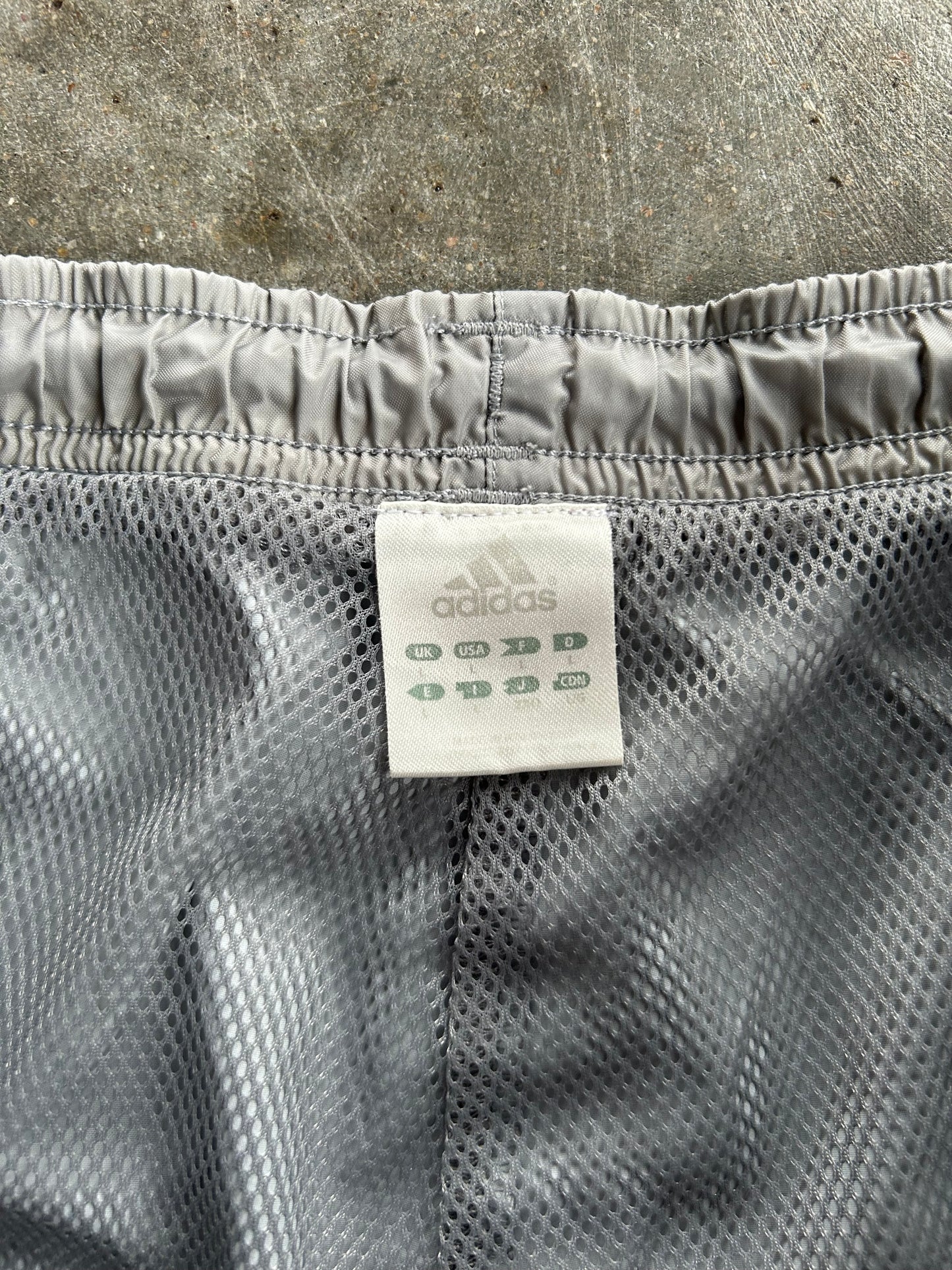 Vintage Grey Adidas Track Pants - L