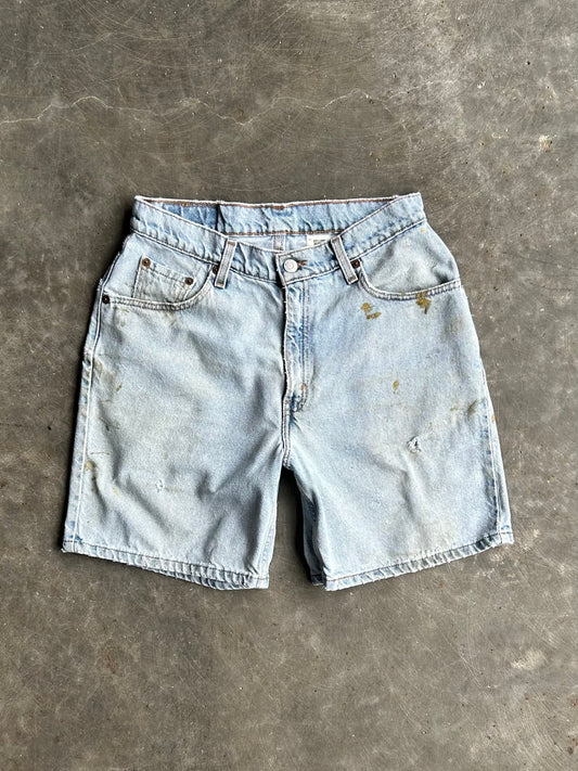 Vintage Levi’s Red Tab Stained Denim Shorts - 27