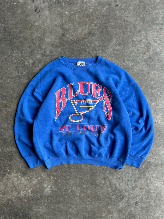 Vintage St. Louis Blues Lee Crew - XL