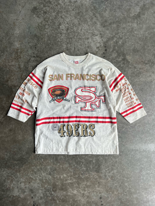 Vintage San Francisco 49ers Single Stitch Long Gone Shirt - XL