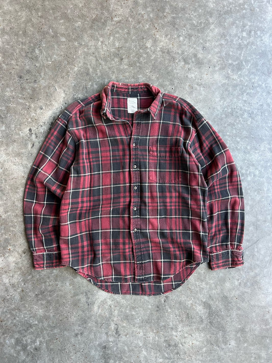 Vintage Old Navy Red Flannel - L