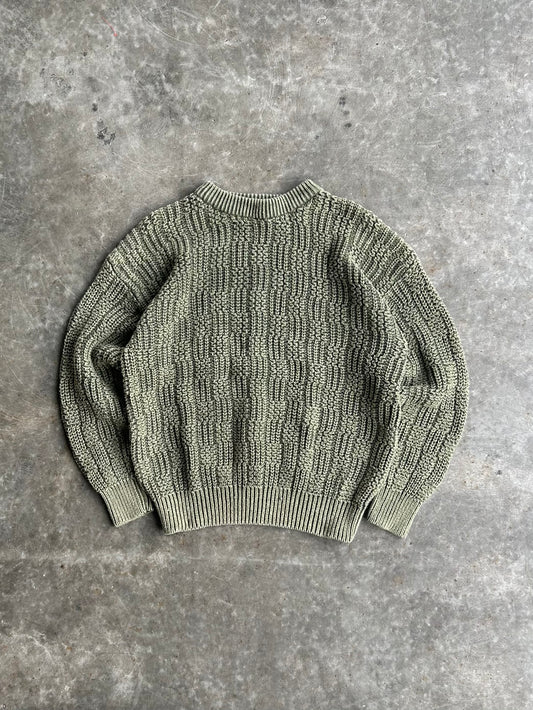 Vintage Structure Thick Sweater - L