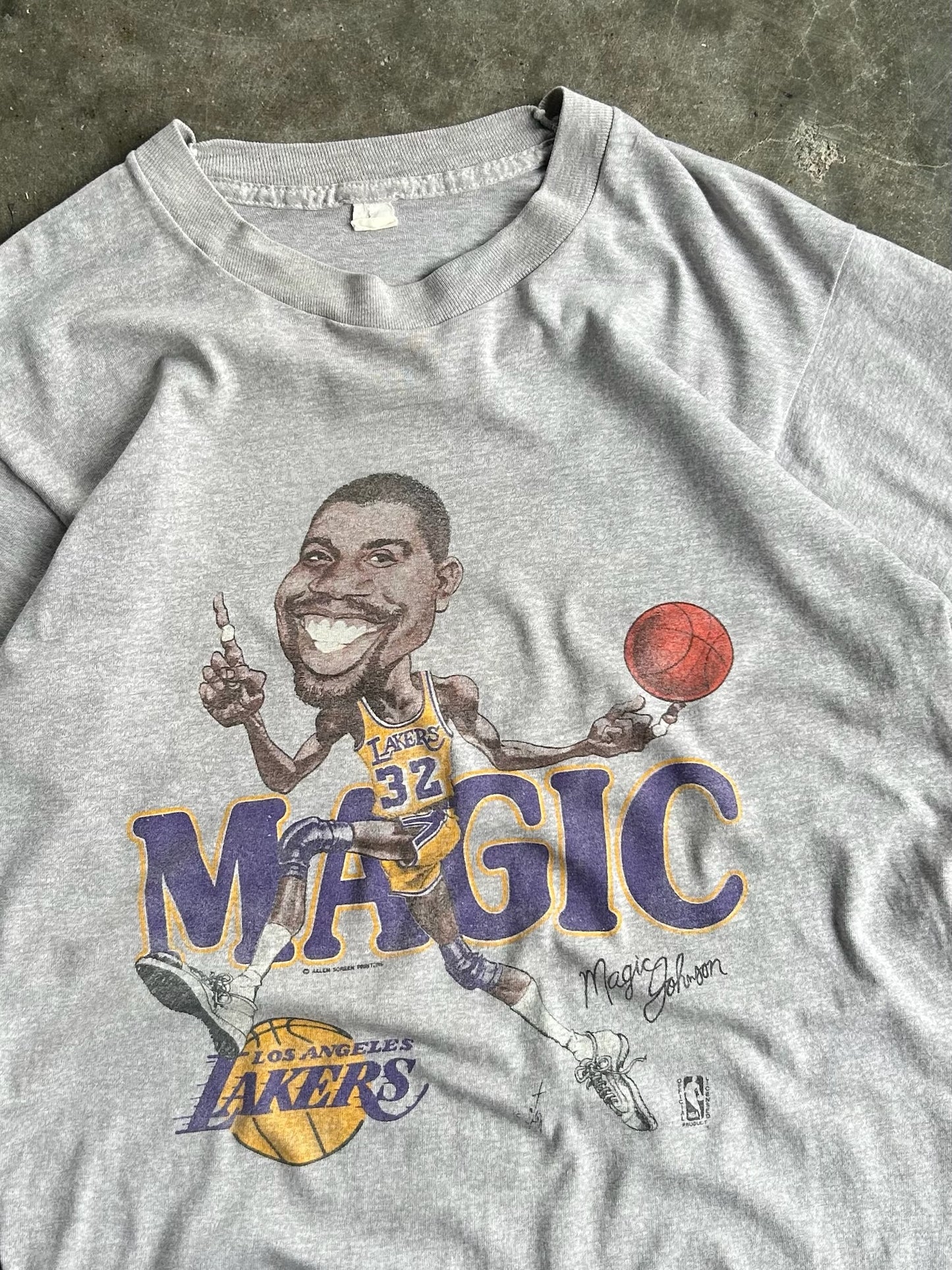 Vintage Los Angeles Lakers Magic Johnson Tee - M