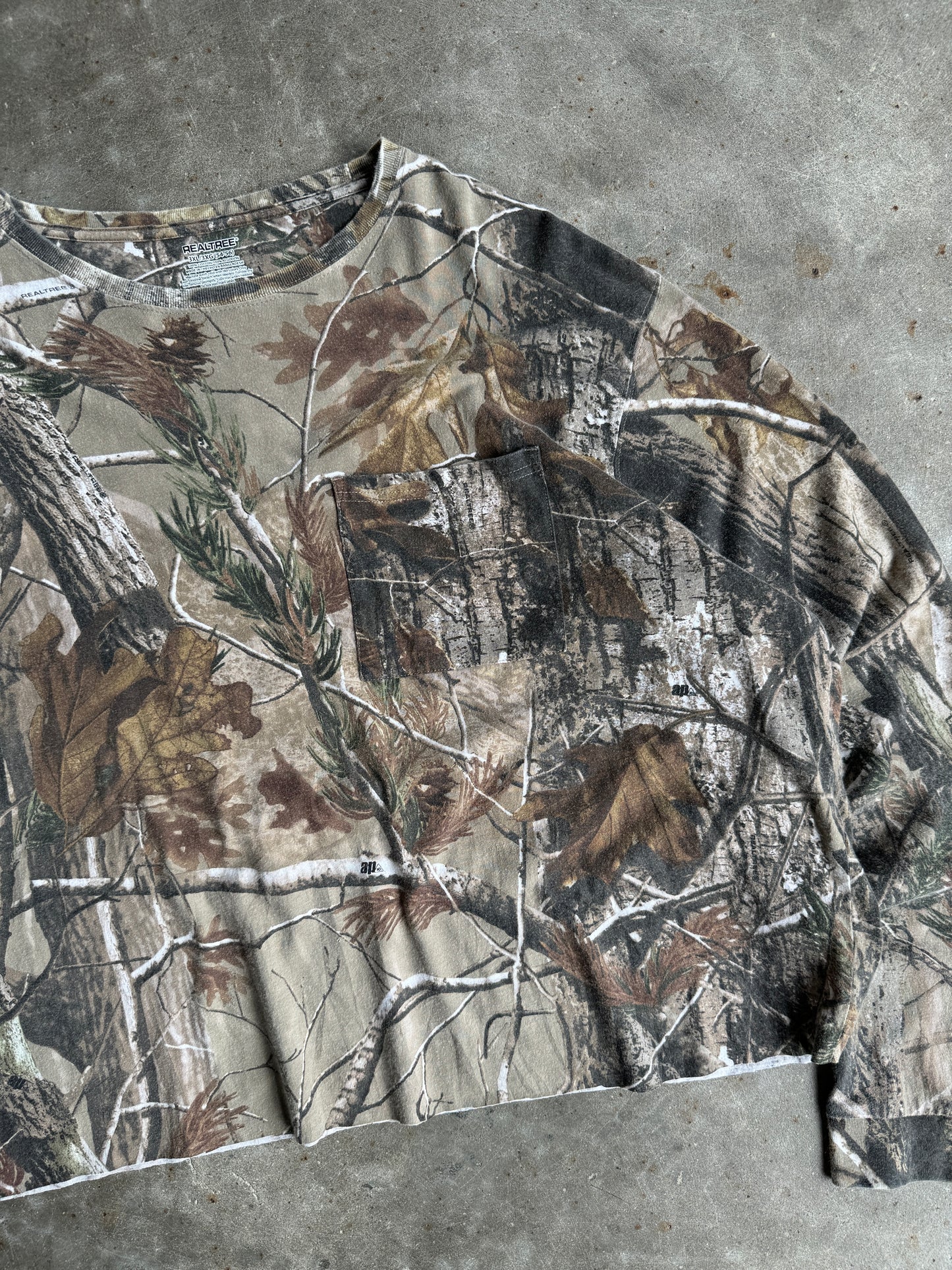 Vintage Real Tree Camo Long Sleeve Shirt -XXL