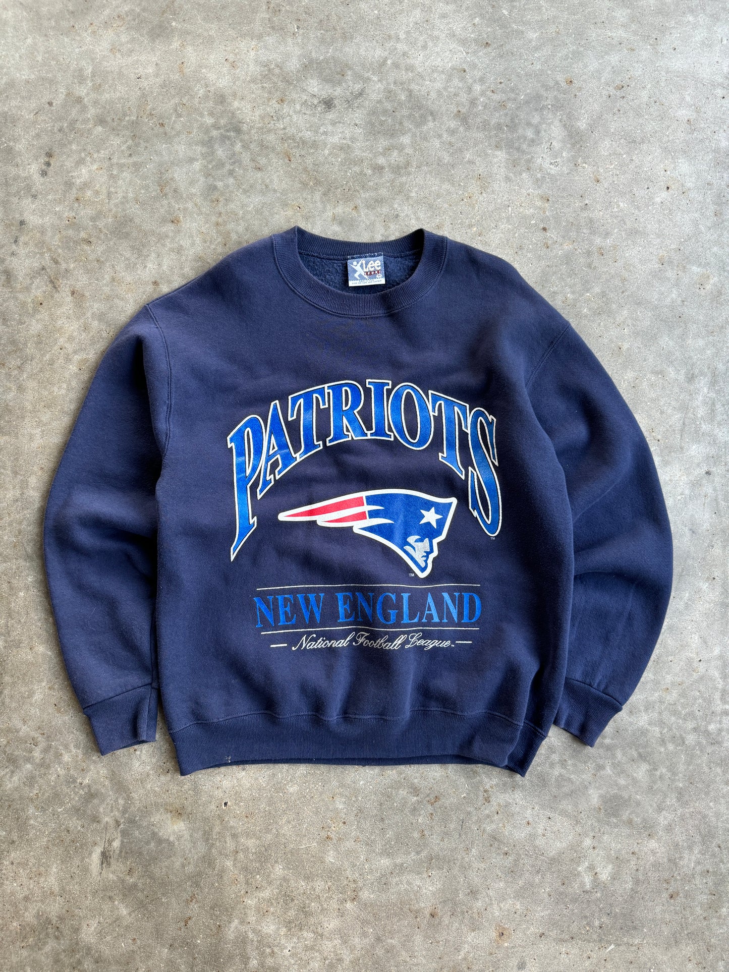 Vintage New England Patriots Crew - M